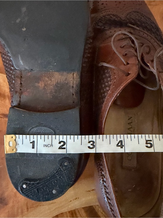 Cole Haan Handmade In Italy Oxford Shoes Brogues Men\'s Size 9-9.5 Leather main image 12